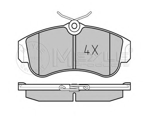 Тормозные колодки MEYLE 025 215 4617