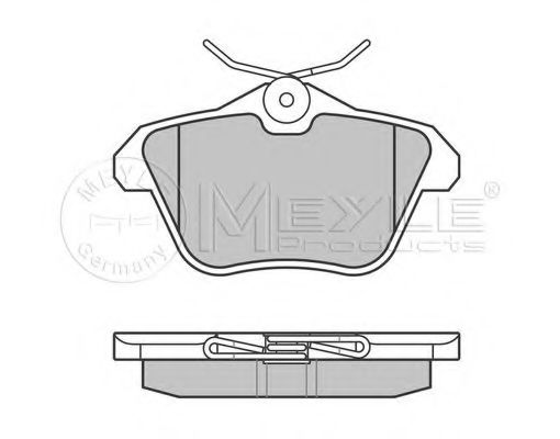 Тормозные колодки MEYLE 025 216 0616