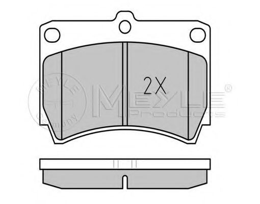 Тормозные колодки MEYLE 025 216 5415/W