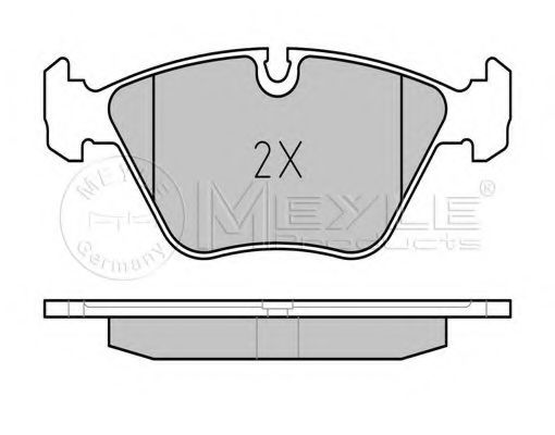 Тормозные колодки MEYLE 025 216 7720