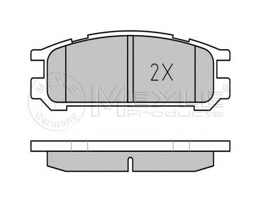 Тормозные колодки MEYLE 025 217 0315/W