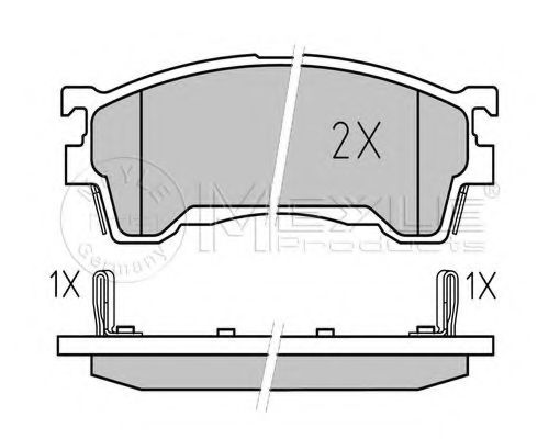 Тормозные колодки MEYLE 025 217 5416/W