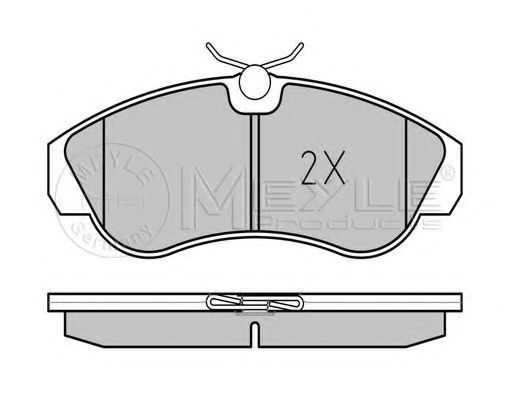 Тормозные колодки MEYLE 025 217 9919/W
