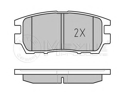 Тормозные колодки MEYLE 025 218 4014/W