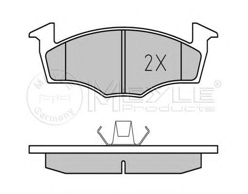 Тормозные колодки MEYLE 025 218 6615
