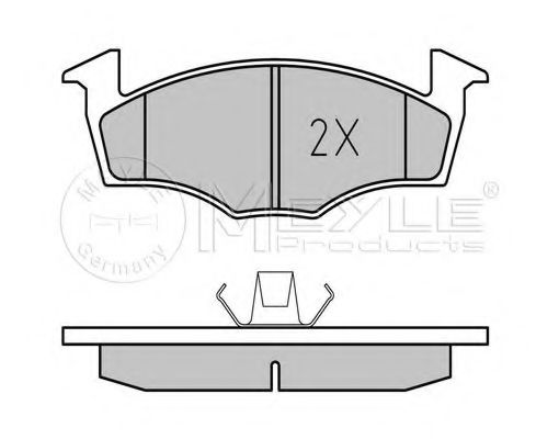 Тормозные колодки MEYLE 025 218 6619