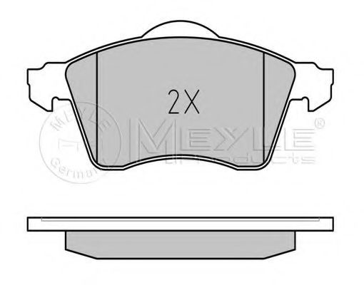 Тормозные колодки MEYLE 025 218 8319