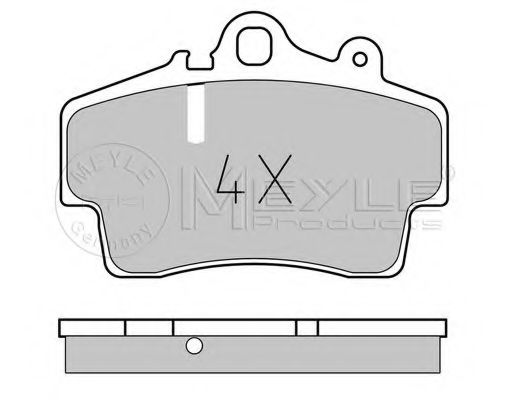 Тормозные колодки MEYLE 025 219 3716/PD