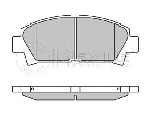 Тормозные колодки MEYLE 025 219 6115/W