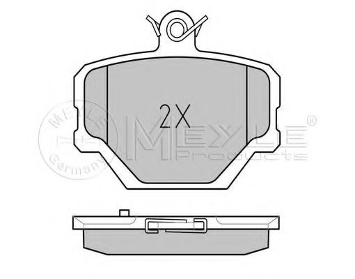 Тормозные колодки MEYLE 025 219 9915
