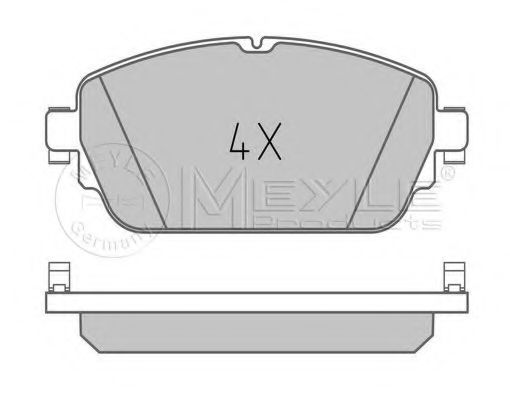 Тормозные колодки MEYLE 025 220 3119