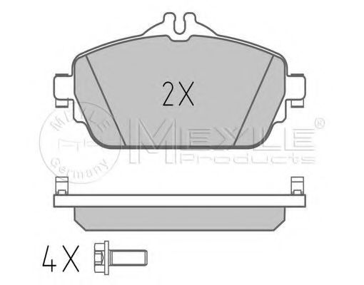 Тормозные колодки MEYLE 025 220 3219 Тормозные колодки MEYLE 025 220 3219