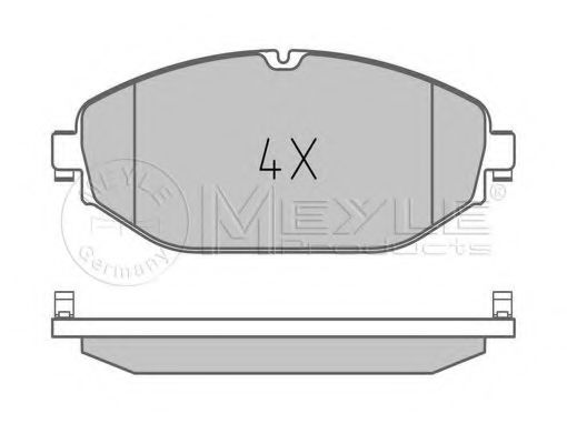 Тормозные колодки MEYLE 025 220 7619