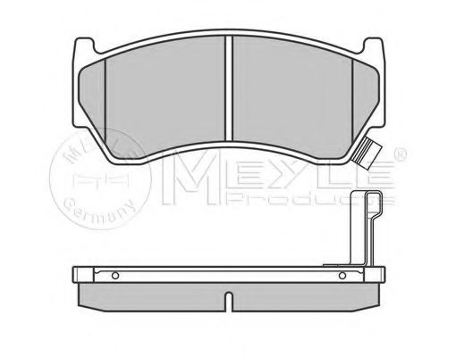 Тормозные колодки MEYLE 025 230 0415/W