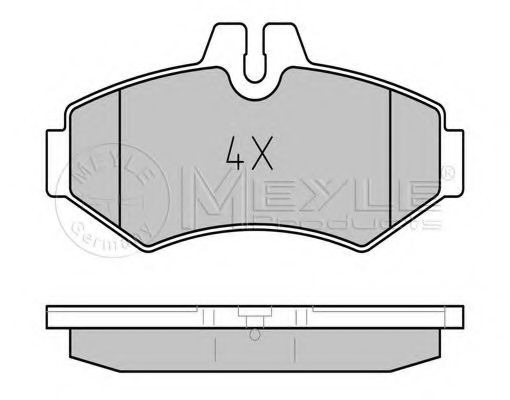 Тормозные колодки MEYLE 025 230 2118/PD