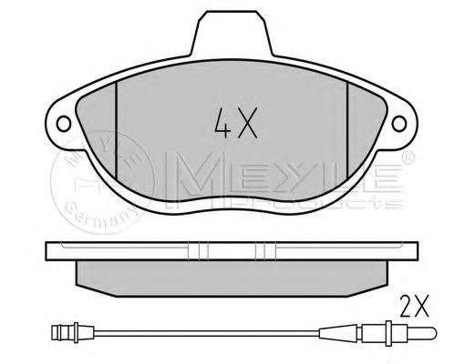Тормозные колодки MEYLE 025 230 4218/W