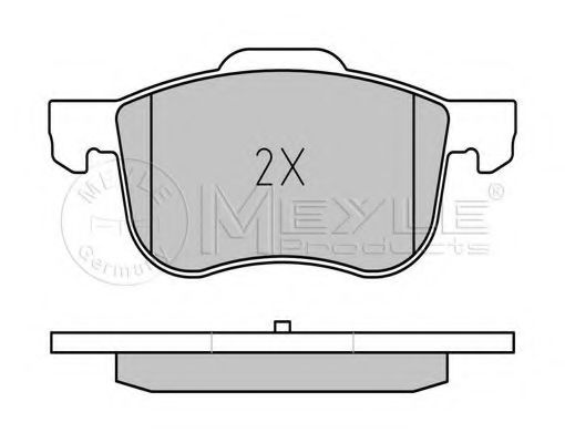Тормозные колодки MEYLE 025 230 7318