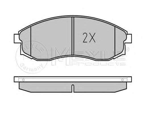 Тормозные колодки MEYLE 025 230 8617/W