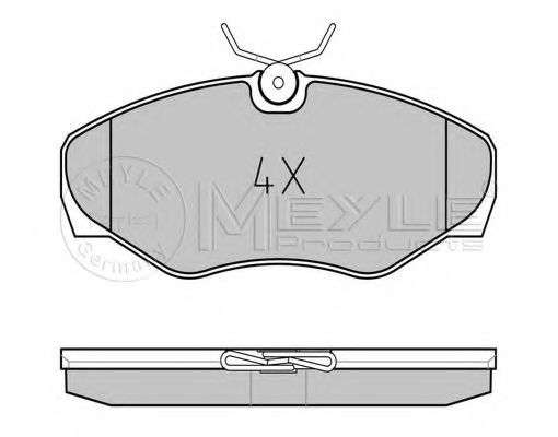 Тормозные колодки MEYLE 025 230 9918