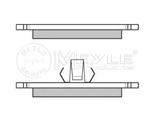 Тормозные колодки MEYLE 025 231 0315