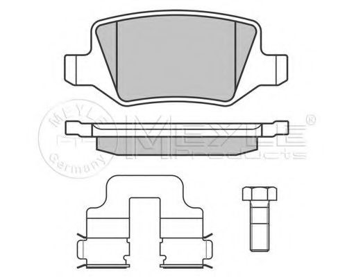 Тормозные колодки MEYLE 025 231 3814
