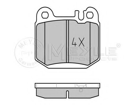 Тормозные колодки MEYLE 025 231 5716
