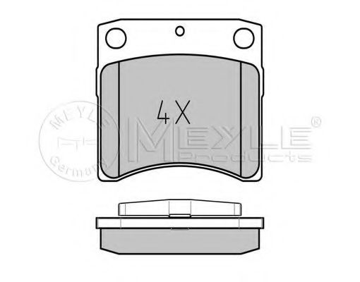Тормозные колодки MEYLE 025 231 7618/W Тормозные колодки MEYLE 025 231 7618/W