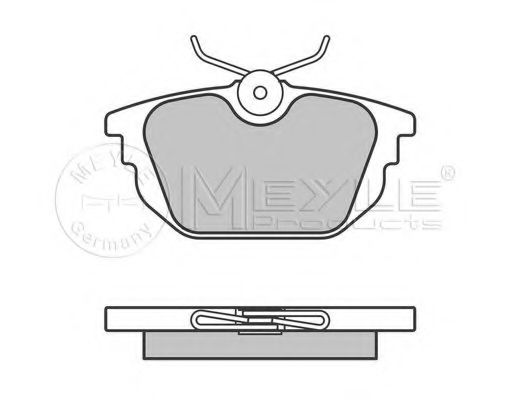 Тормозные колодки MEYLE 025 231 7714