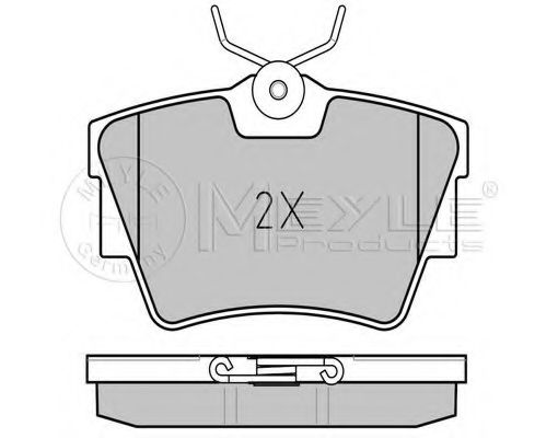 Тормозные колодки MEYLE 025 232 2416/W