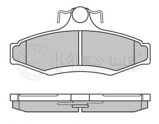 Тормозные колодки MEYLE 025 232 3714