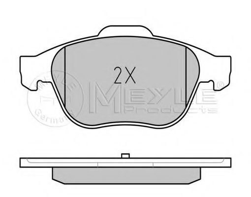 Тормозные колодки MEYLE 025 232 4518/PD
