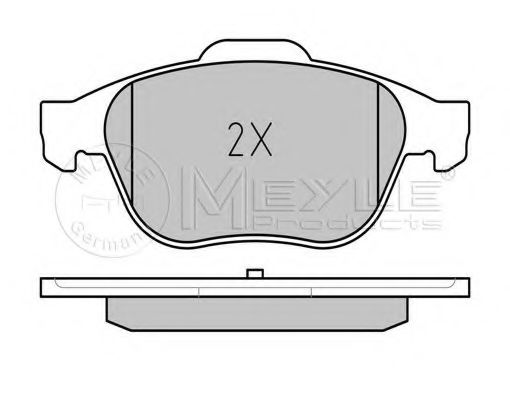 Тормозные колодки MEYLE 025 232 4818