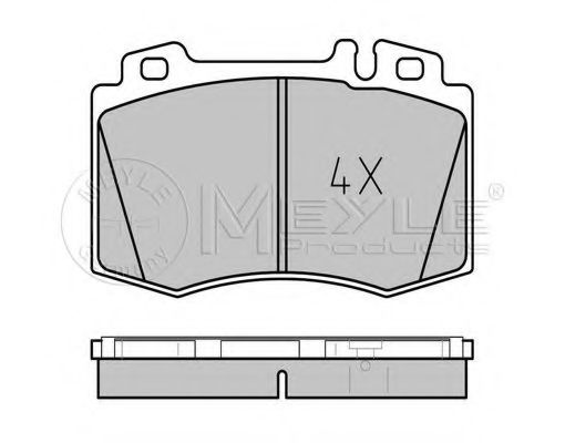 Тормозные колодки MEYLE 025 232 7117