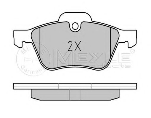 Тормозные колодки MEYLE 025 232 8118