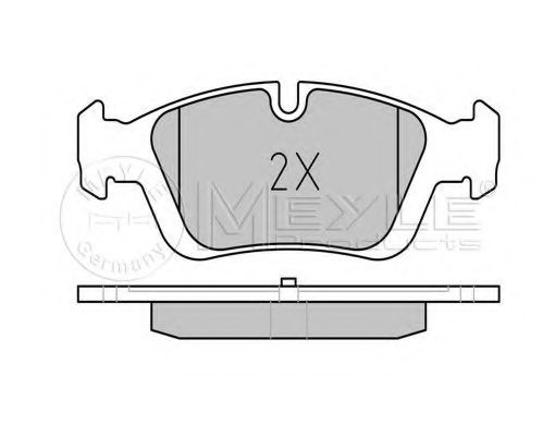 Тормозные колодки MEYLE 025 232 8717