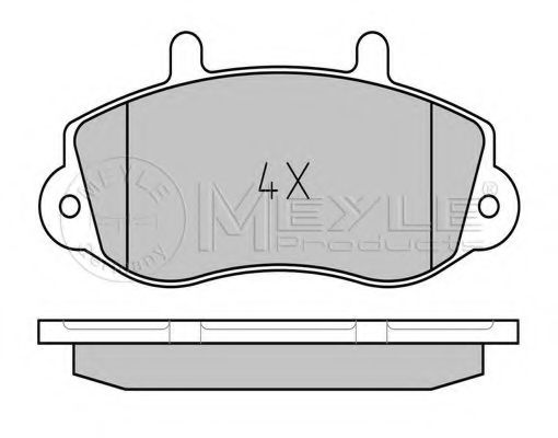 Тормозные колодки MEYLE 025 233 0218