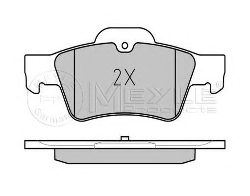 Тормозные колодки MEYLE 025 233 3416