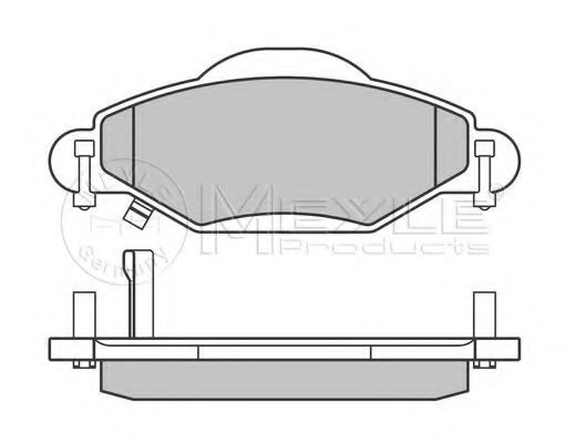Тормозные колодки MEYLE 025 233 4017/W