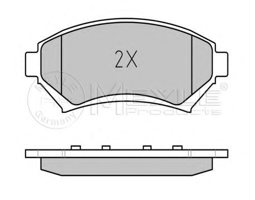 Тормозные колодки MEYLE 025 233 5818/W