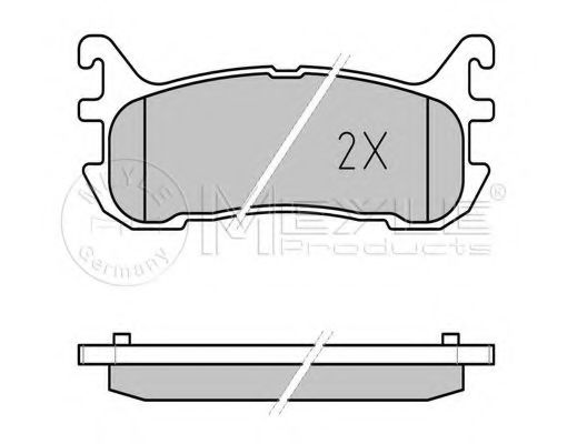 Тормозные колодки MEYLE 025 233 8713/W