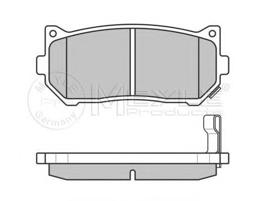 Тормозные колодки MEYLE 025 234 5513/W