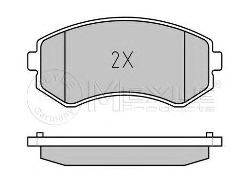Тормозные колодки MEYLE 025 235 0216/W