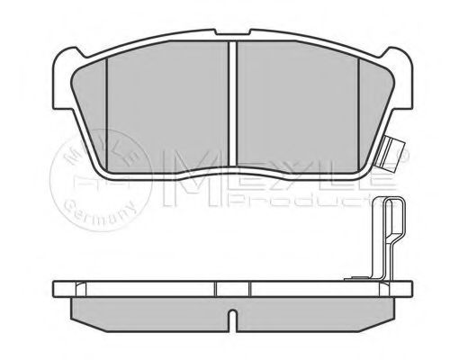 Тормозные колодки MEYLE 025 235 0715