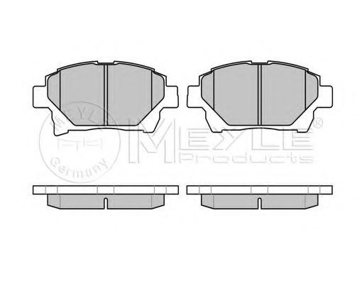 Тормозные колодки MEYLE 025 235 1015/W