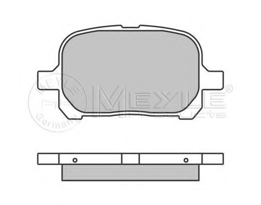 Тормозные колодки MEYLE 025 235 1317