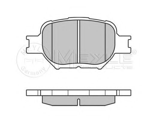 Тормозные колодки MEYLE 025 235 2617