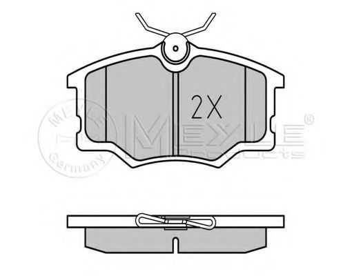 Тормозные колодки MEYLE 025 235 4616 Тормозные колодки MEYLE 025 235 4616