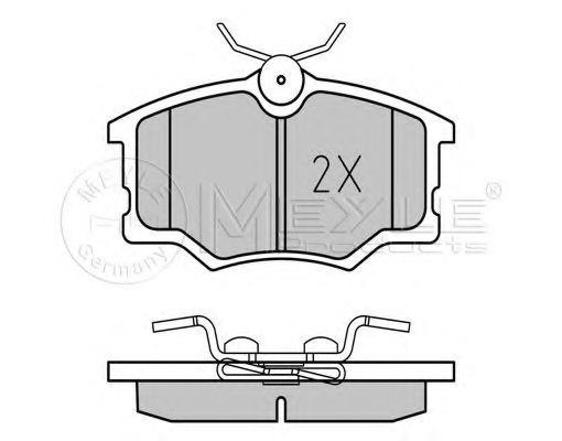 Тормозные колодки MEYLE 025 235 4616