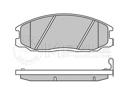 Тормозные колодки MEYLE 025 235 6916/W