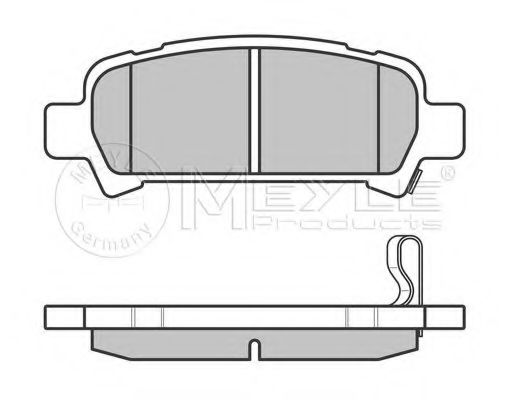 Тормозные колодки MEYLE 025 235 7214/W